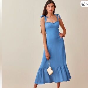 Reformation Nikita Dress Azure